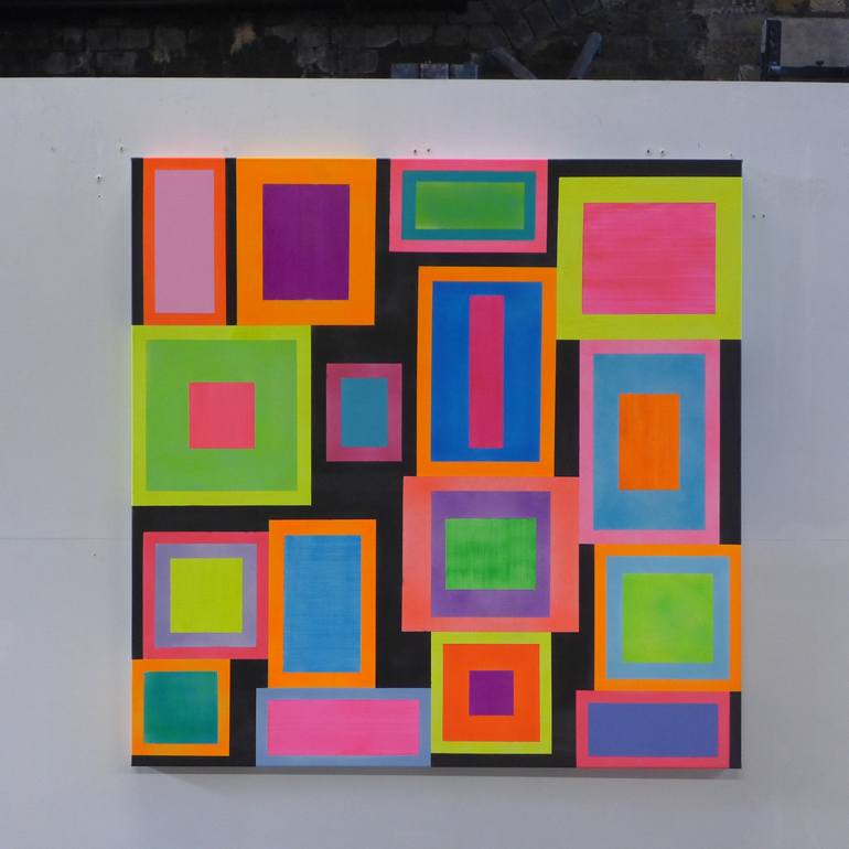 Original Geometric Abstract Painting by Colin McCallum