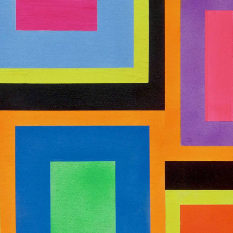 Original Geometric Abstract Painting by Colin McCallum