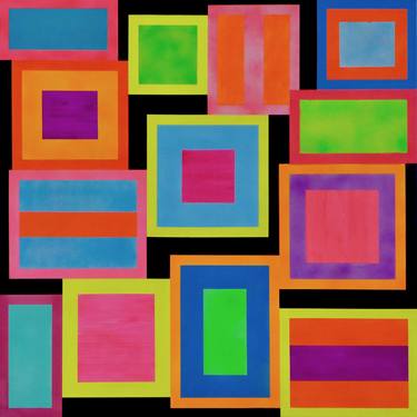 Original Geometric Abstract Paintings by Colin McCallum