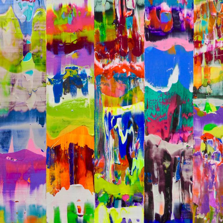 Original Abstract Expressionism Abstract Painting by Colin Mccallum