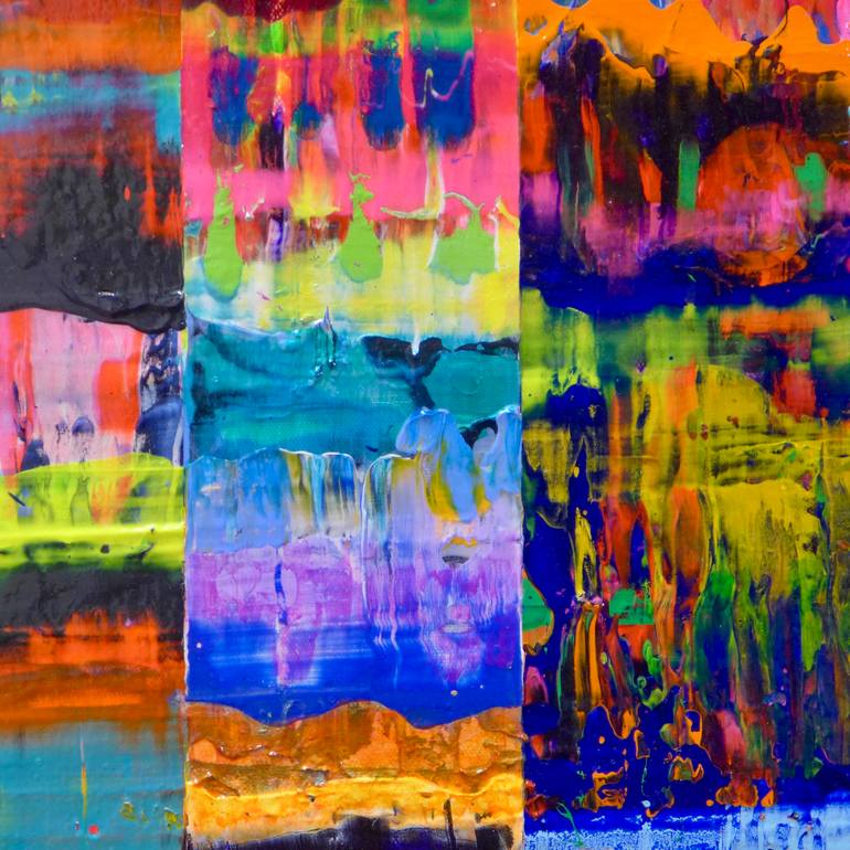 Original Abstract Expressionism Abstract Painting by Colin Mccallum
