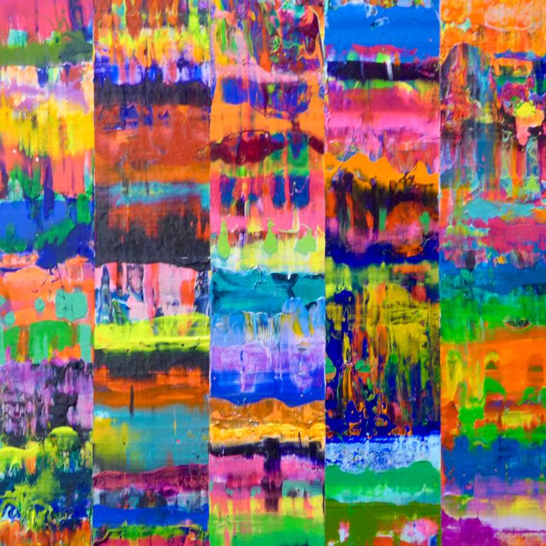 Original Abstract Expressionism Abstract Painting by Colin Mccallum