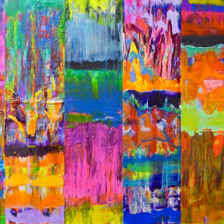 Original Abstract Expressionism Abstract Painting by Colin Mccallum