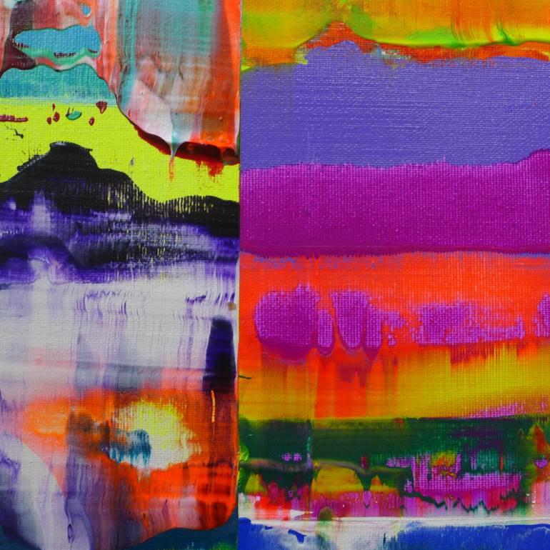 Original Abstract Expressionism Abstract Painting by Colin Mccallum