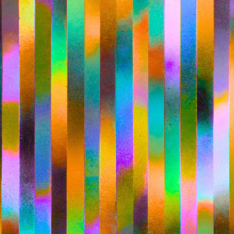 Original Op Art Abstract Printmaking by Colin Mccallum