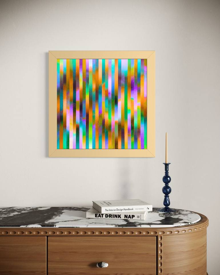 Original Op Art Abstract Printmaking by Colin Mccallum