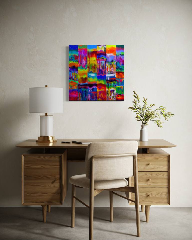 Original Abstract Expressionism Abstract Painting by Colin Mccallum