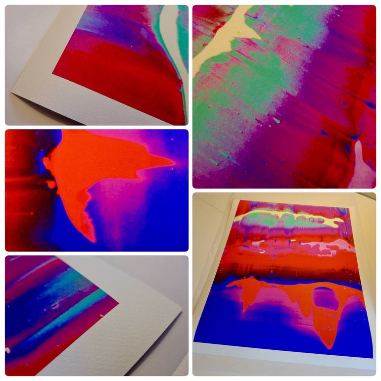 Original Abstract Mixed Media by Colin Mccallum