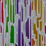 NOTE SPECIAL LOWER PRICE FOR LIMITED PERIOD ADDED 17 AUGUST 2020
My Eclipse series of paintings have evolved from my Interference, Torrent and Kaleidoscope works. Eclipse are a combination of all of these. Built up in layers with vibrant multi-colour metallic and fluorescent paints which then become almost obscured by a thick layer of single colour paint that is poured from the tube so it has texture. In this version, the paint in the foreground is white.