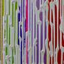 NOTE SPECIAL LOWER PRICE FOR LIMITED PERIOD ADDED 17 AUGUST 2020
My Eclipse series of paintings have evolved from my Interference, Torrent and Kaleidoscope works. Eclipse are a combination of all of these. Built up in layers with vibrant multi-colour metallic and fluorescent paints which then become almost obscured by a thick layer of single colour paint that is poured from the tube so it has texture. In this version, the paint in the foreground is white.
