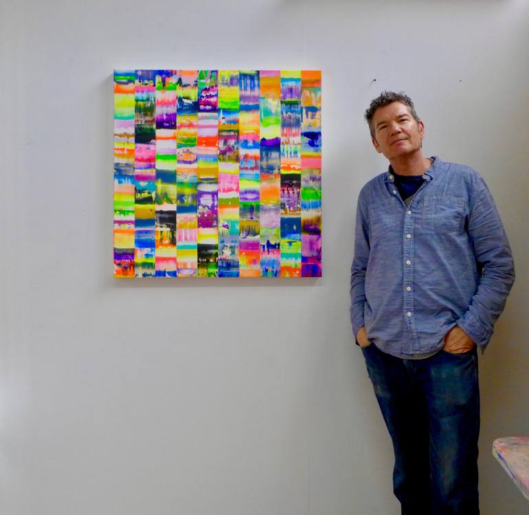 Original Abstract Expressionism Abstract Painting by Colin Mccallum