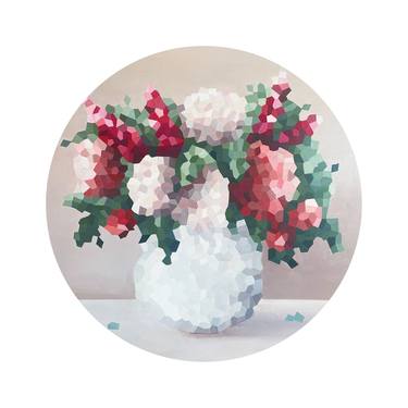 Original Cubism Floral Digital by Jem Ennis