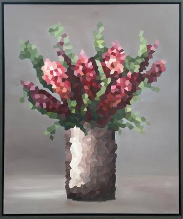 Original Contemporary Floral Painting by Jem Ennis