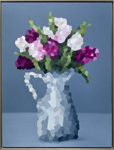 Original Contemporary Floral Painting by Jem Ennis
