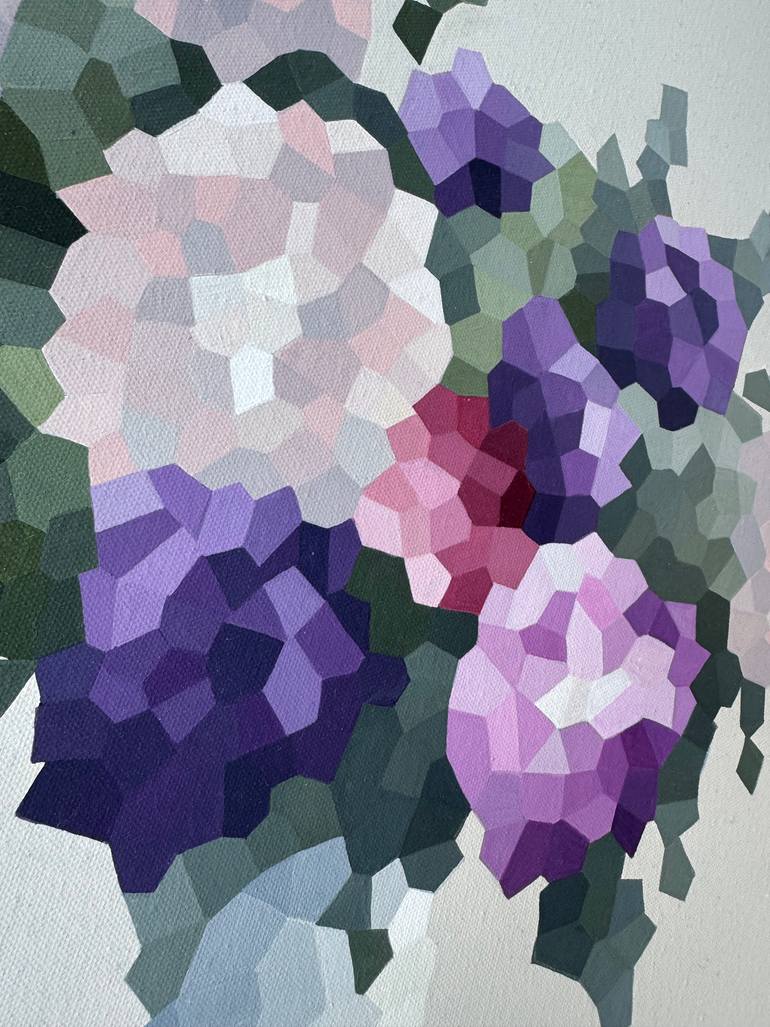 Original Contemporary Floral Painting by Jem Ennis