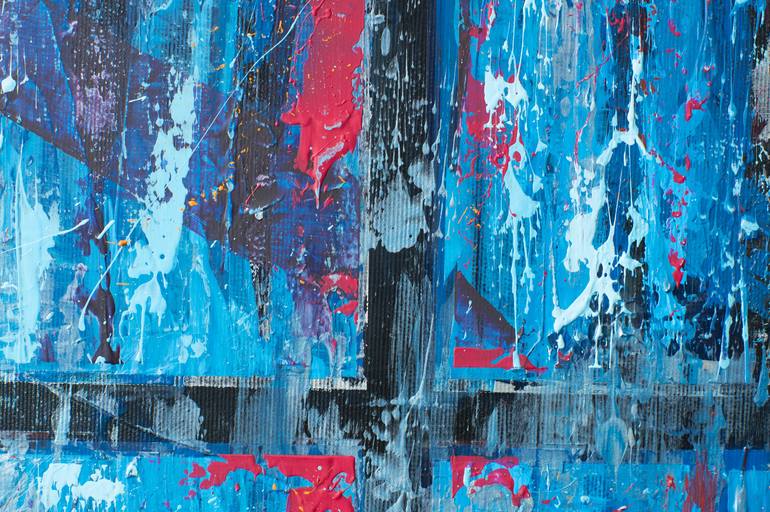 Original Abstract Expressionism Abstract Painting by Tomasz Pawluś
