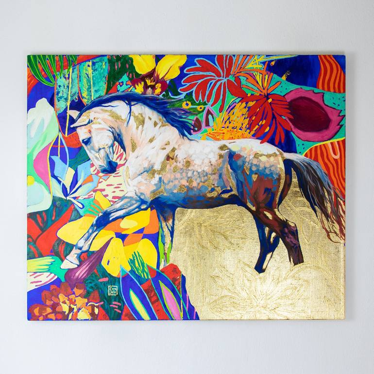 Original Horse Painting by Lara Ješe