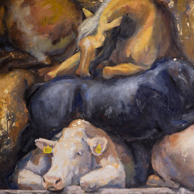 Original Art Nouveau Animal Painting by Lara JešE