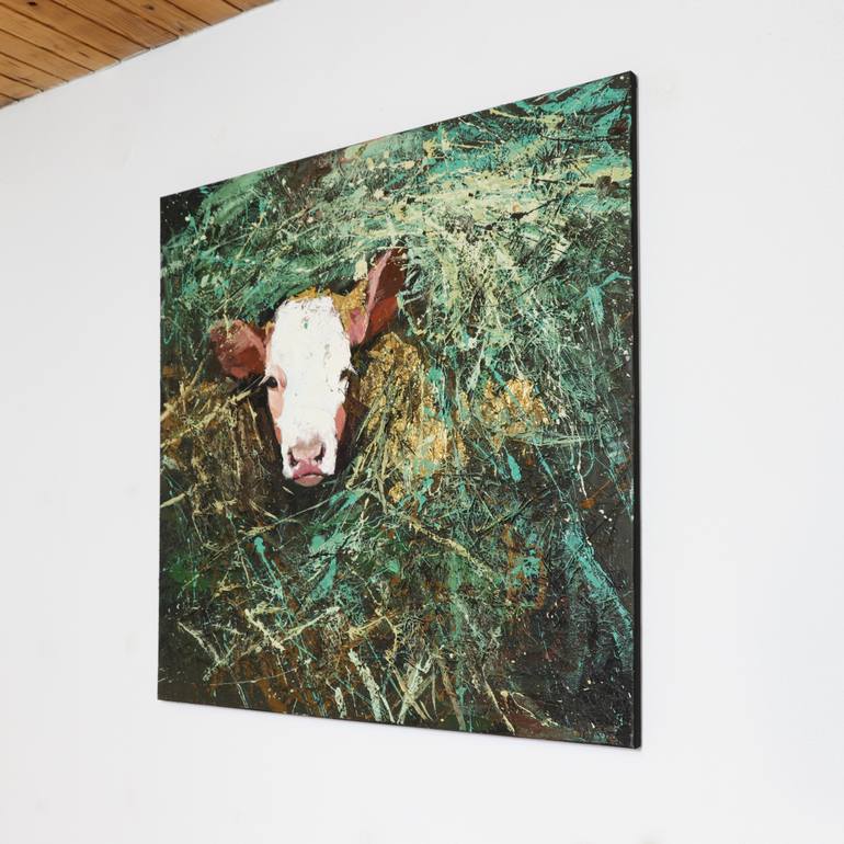 Original Expressionism Animal Painting by Lara JešE