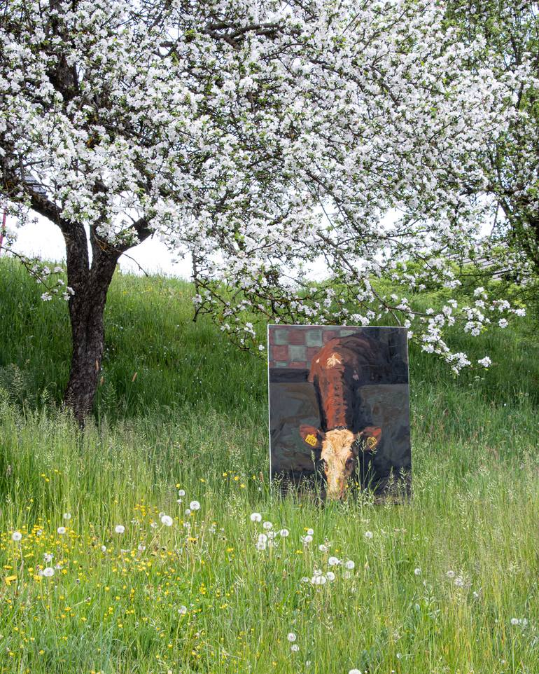 Original Conceptual Animal Painting by Lara JešE