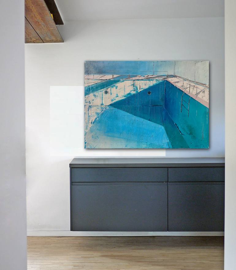 Original Contemporary Geometric Painting by Karina Antonczak