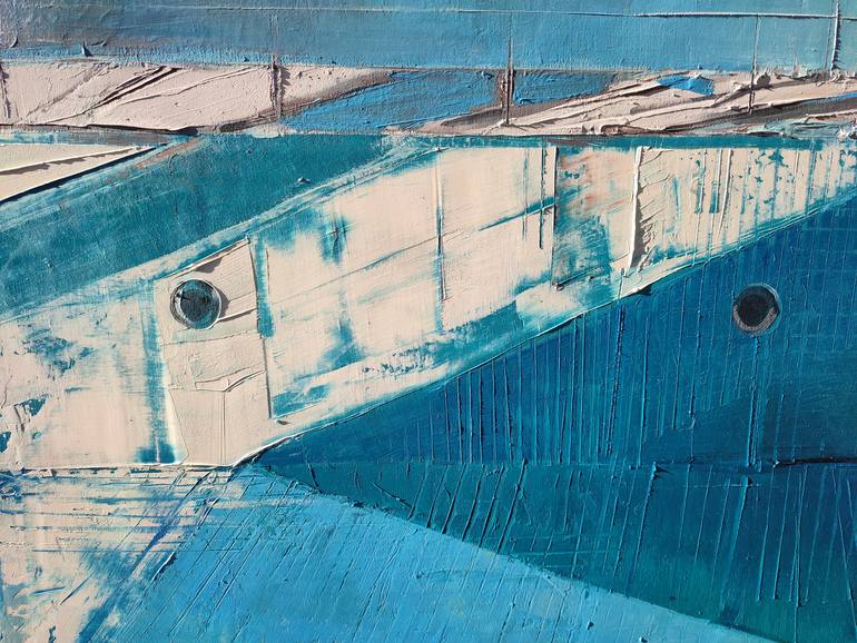 Original Contemporary Geometric Painting by Karina Antonczak