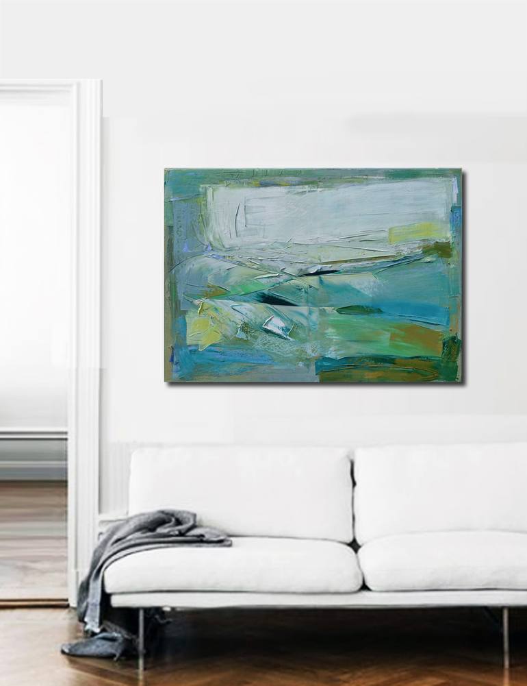 Original Abstract Landscape Painting by Karina Antonczak