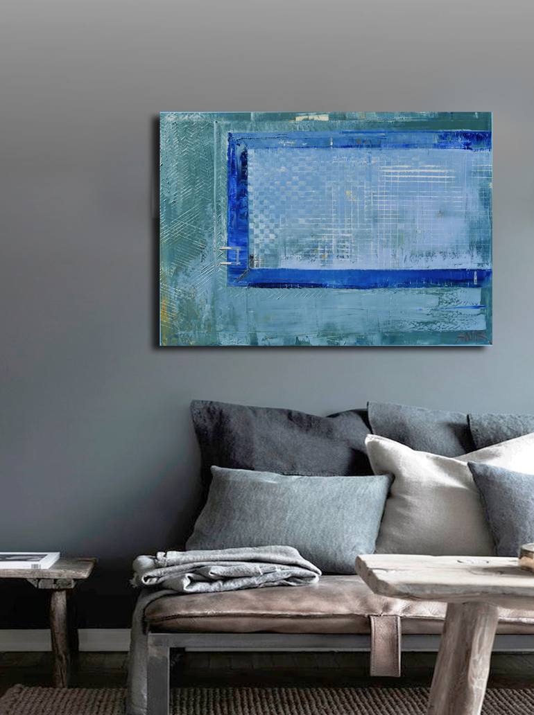 Original Conceptual Abstract Painting by Karina Antonczak