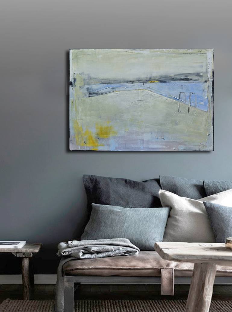 Original Abstract Landscape Painting by Karina Antonczak