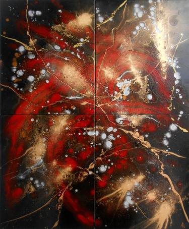 Print of Abstract Expressionism Outer Space Paintings by Mikha Khittchenko