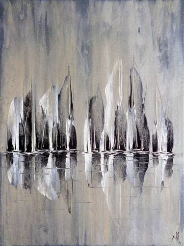 Print of Expressionism Boat Paintings by Mikha Khittchenko