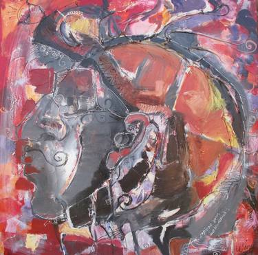 Print of Abstract Expressionism World Culture Paintings by Winy Jacobs