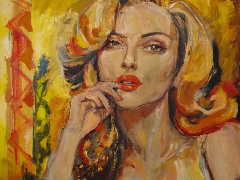 Original Documentary Pop Culture/Celebrity Painting by Winy Jacobs