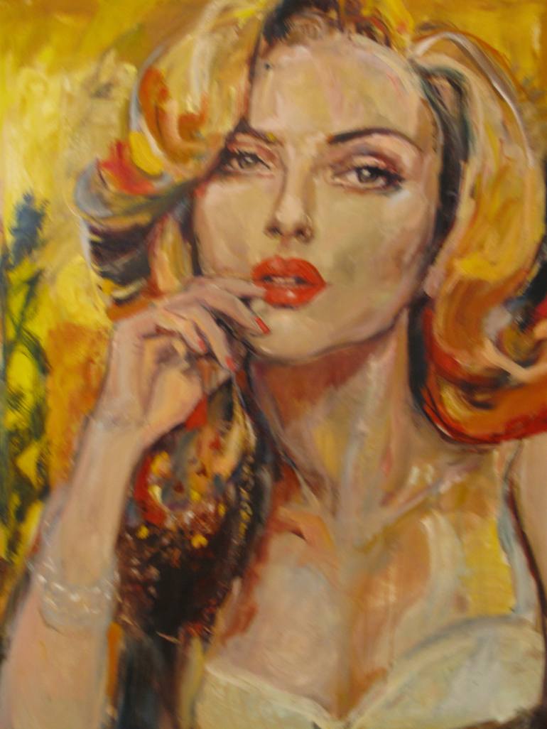 Original Documentary Pop Culture/Celebrity Painting by Winy Jacobs