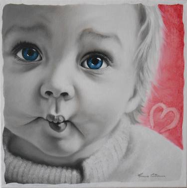 Original Children Paintings by Franco Cisternino