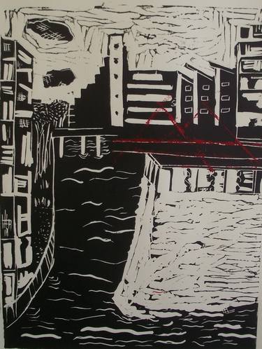 Print of Figurative Architecture Printmaking by Hilary Rosen