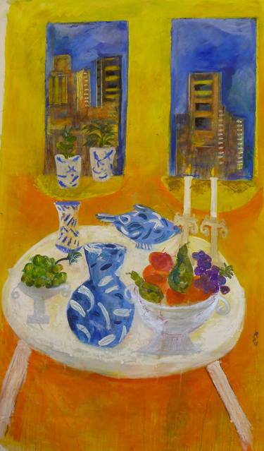 The Yellow Kitchen with Candlesticks thumb