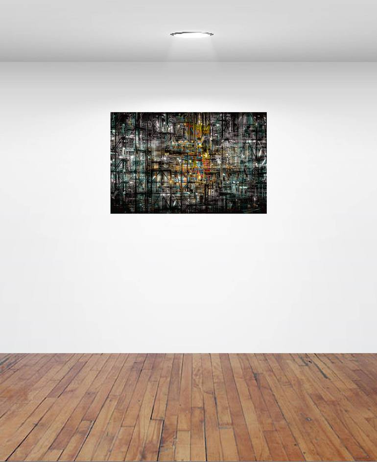 Original Conceptual Architecture Mixed Media by Neil Hemsley