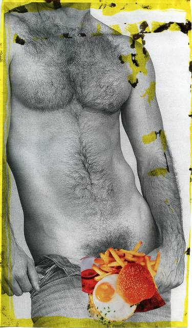 Print of Body Collage by Alain Marciano