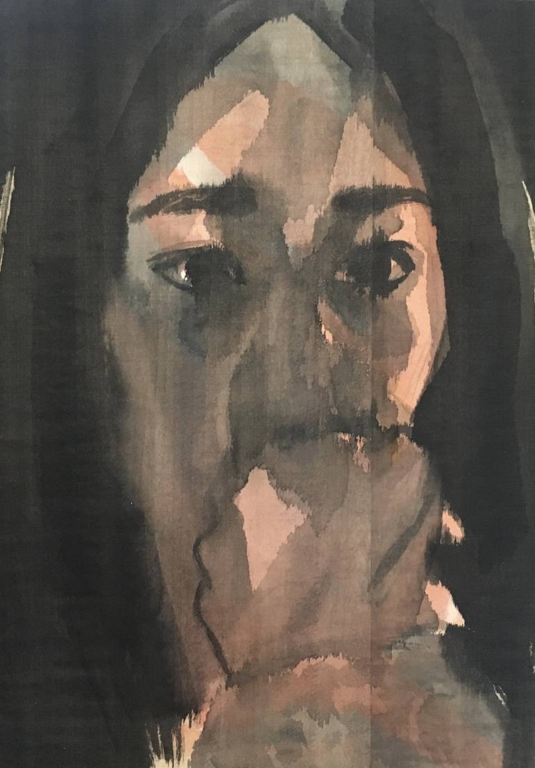 Print of Abstract People Paintings by Silvia Knödlstorfer