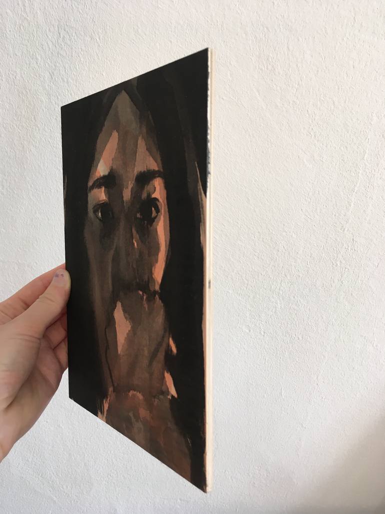 Original Abstract People Painting by Silvia Knödlstorfer