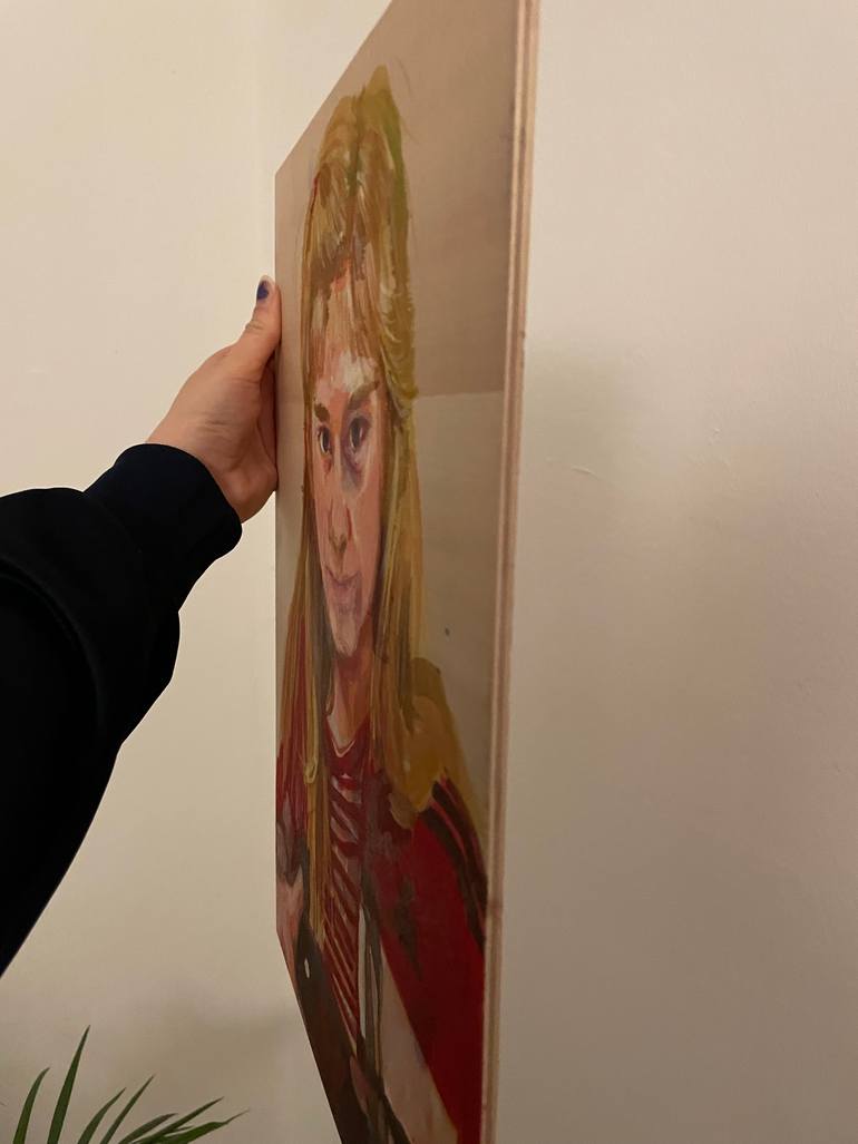 Original Figurative People Painting by Silvia Knödlstorfer