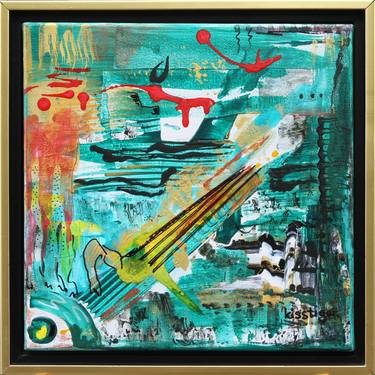 Original Abstract Expressionism Abstract Paintings by Stella Kisstiger