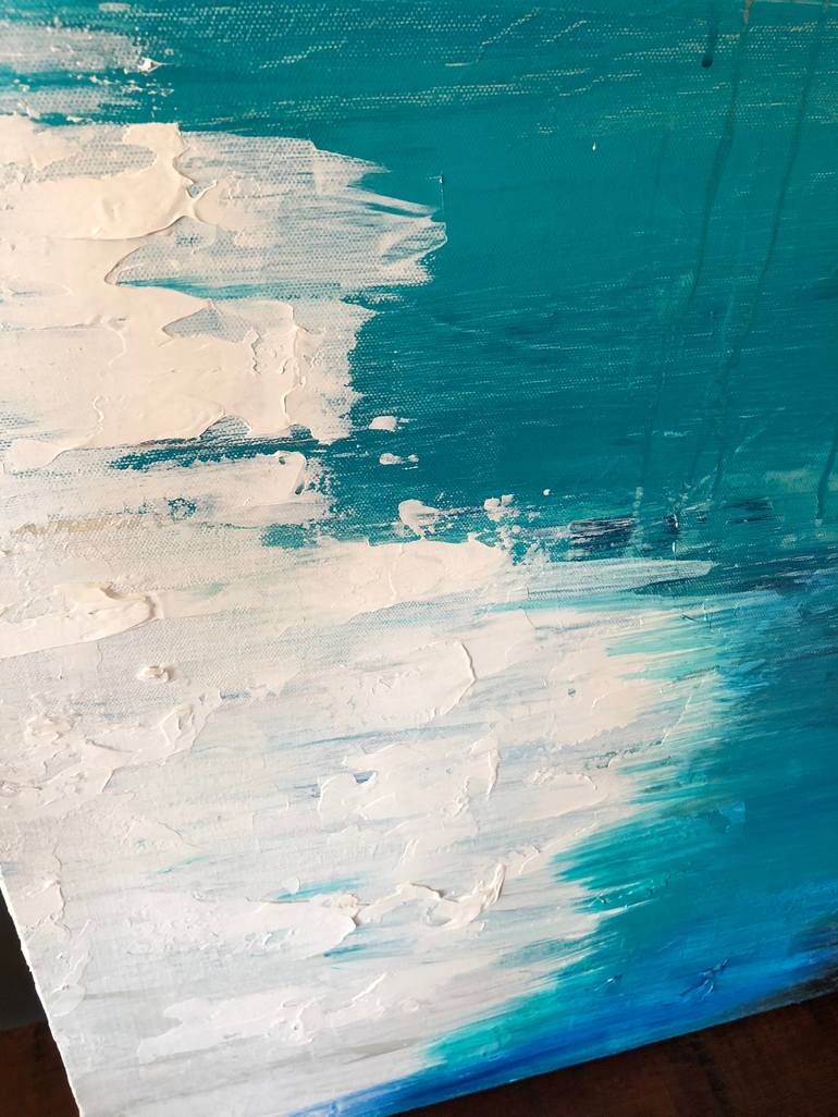 Original Abstract Beach Painting by Nathan Casteel