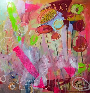 Original Abstract Mixed Media by Shelli Finch
