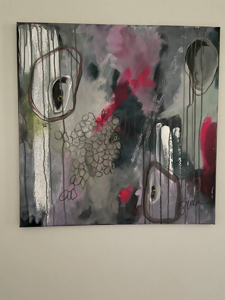 Original Abstract Mixed Media by Shelli Finch