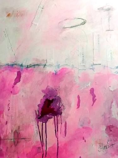 Original Abstract Expressionism Abstract Mixed Media by Shelli Finch