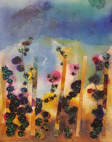 Original Abstract Botanic Paintings by Shelli Finch