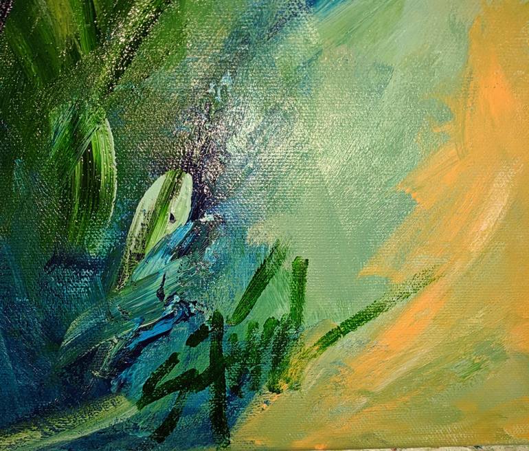 Original Abstract Landscape Painting by Shelli Finch