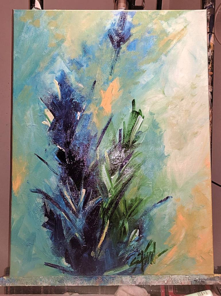 Original Abstract Landscape Painting by Shelli Finch